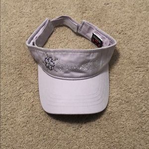 Lavender gymnastics visor